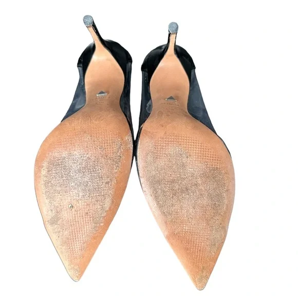 SCHUTZ PATENT LEATHER PUMPS BLACK SIZE 8.5B - Picture 5 of 11